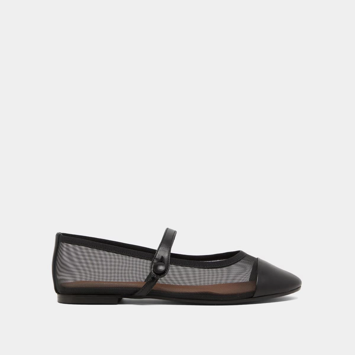 264- Dala Cuir/resille Noir-noir Stylish Footwear