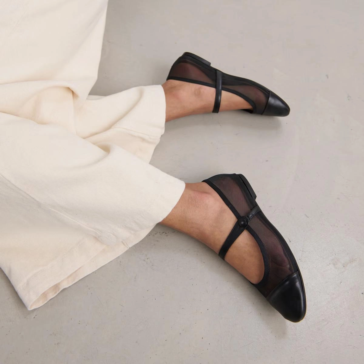 264- Dala Cuir/resille Noir-noir Stylish Footwear