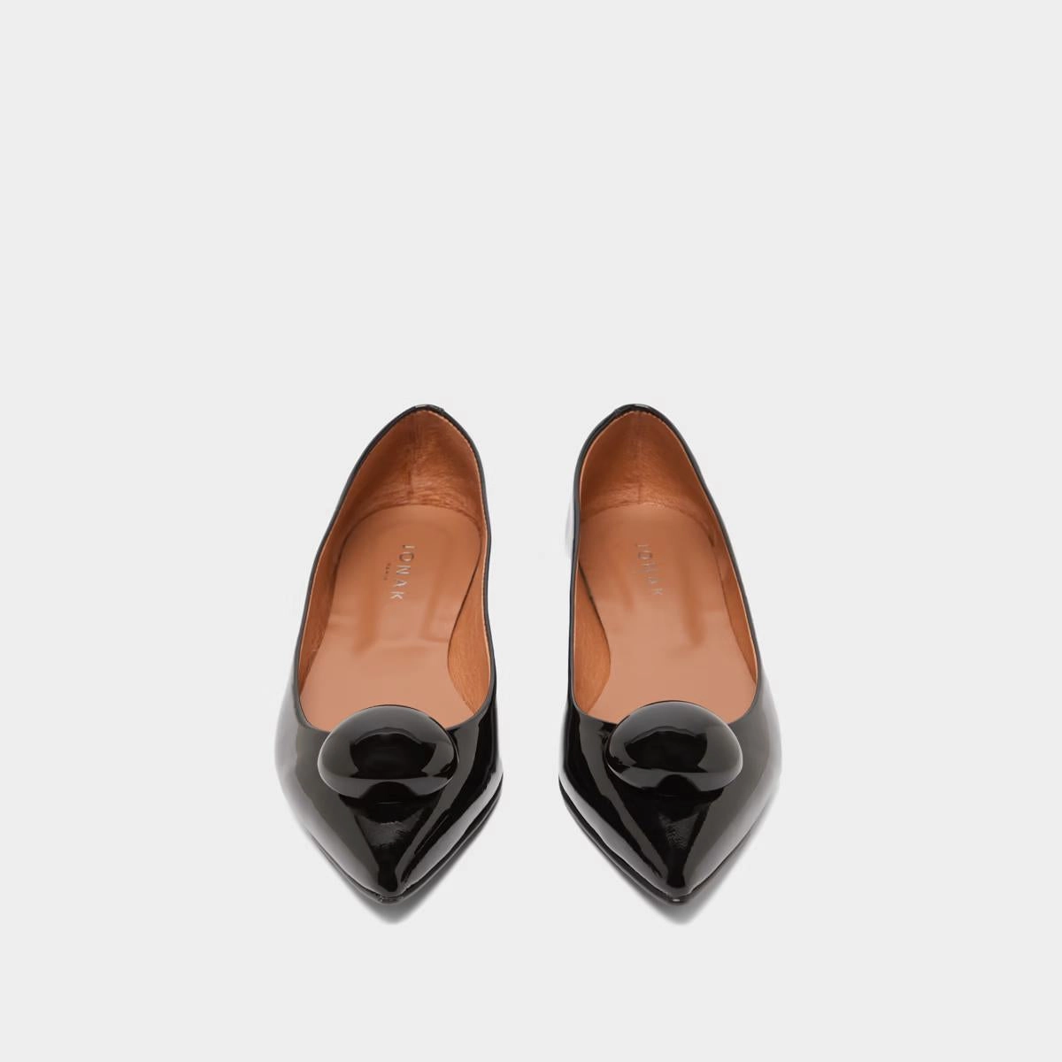 264- Dalido Vernis Noir Stylish Footwear