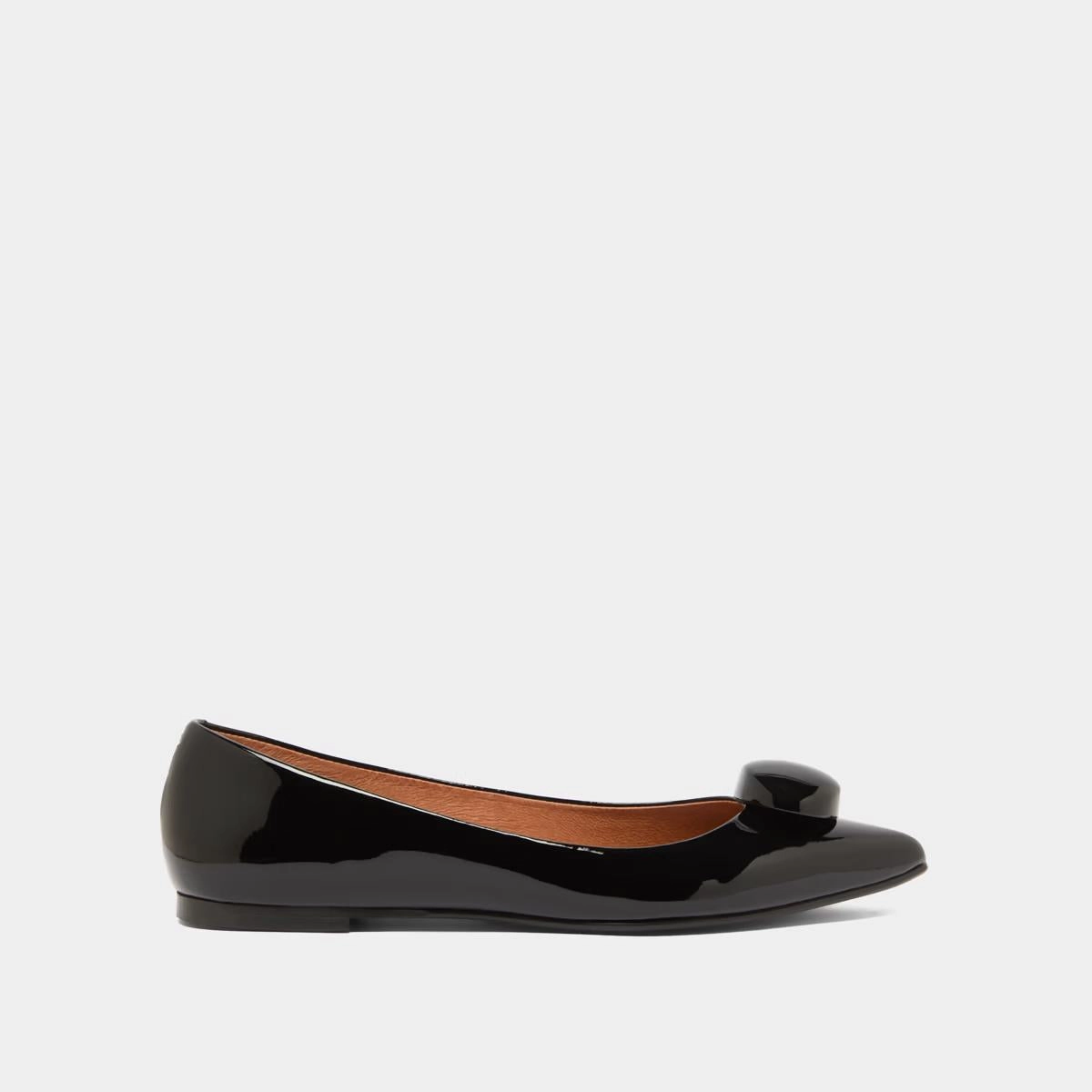 264- Dalido Vernis Noir Stylish Footwear