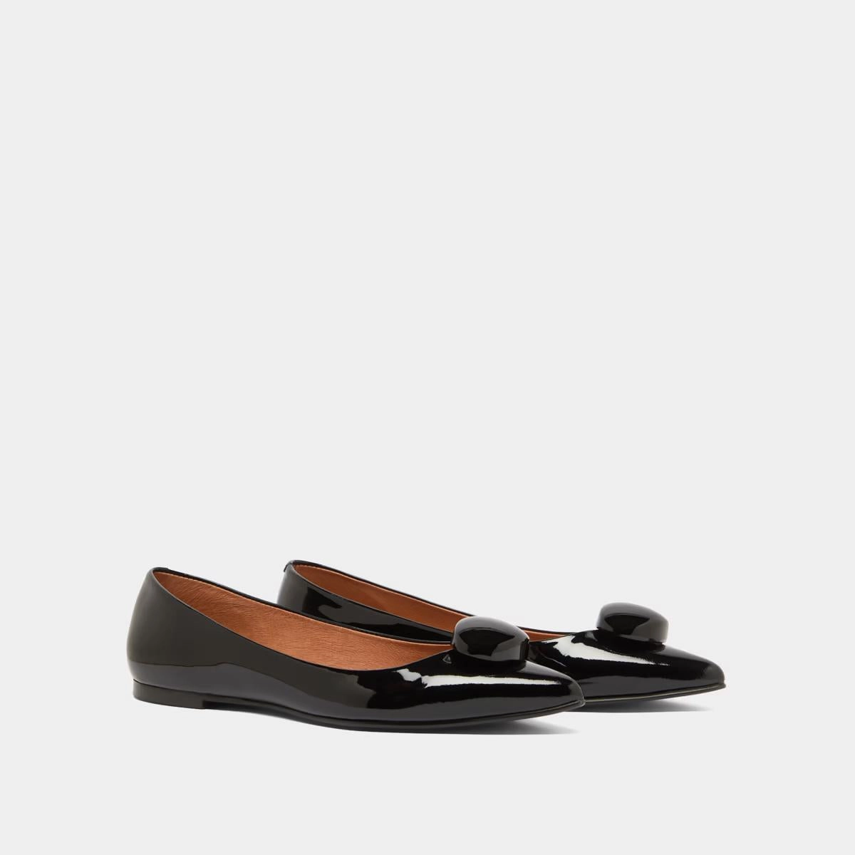264- Dalido Vernis Noir Stylish Footwear