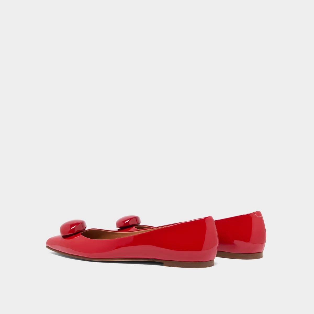 264- Dalido Vernis Rouge Stylish Footwear