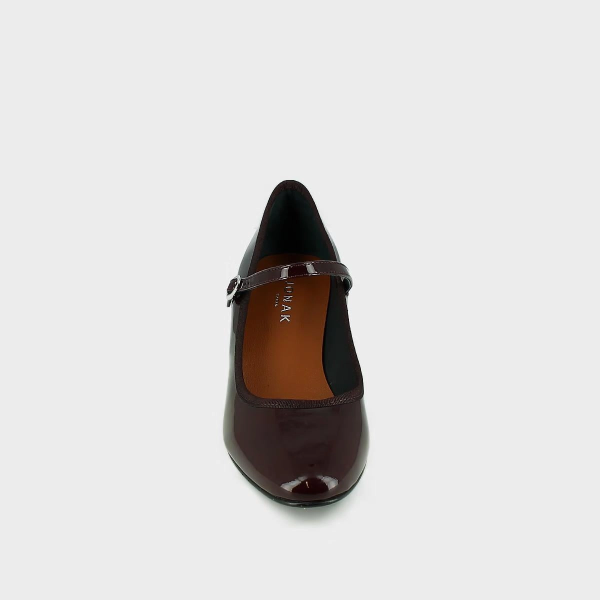 264- Dalmatie Vernis Bordeaux Stylish Footwear