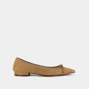 264- Damo Velours Camel Jonak women's stylish shoes with modern design