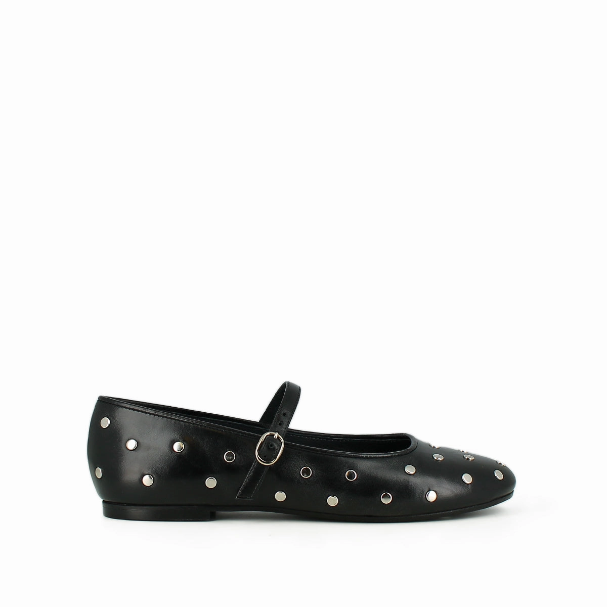 264- Danaelle Cuir Noir Stylish Footwear