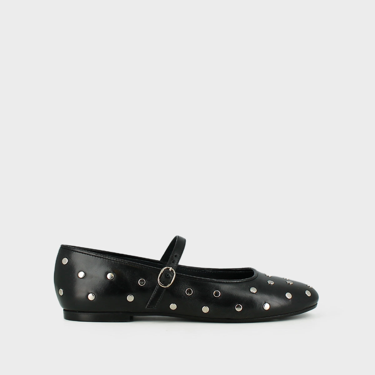 264- Danaelle Cuir Noir Stylish Footwear