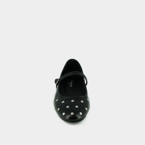 264- Danaelle Cuir Noir Jonak women's stylish shoes with modern design