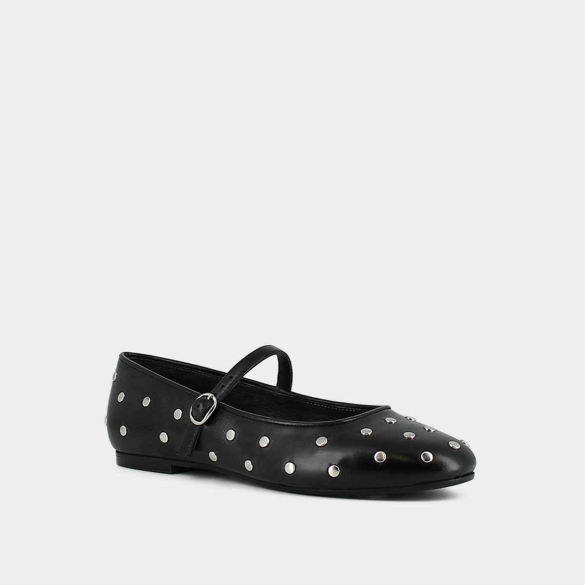264- Danaelle Cuir Noir Stylish Footwear