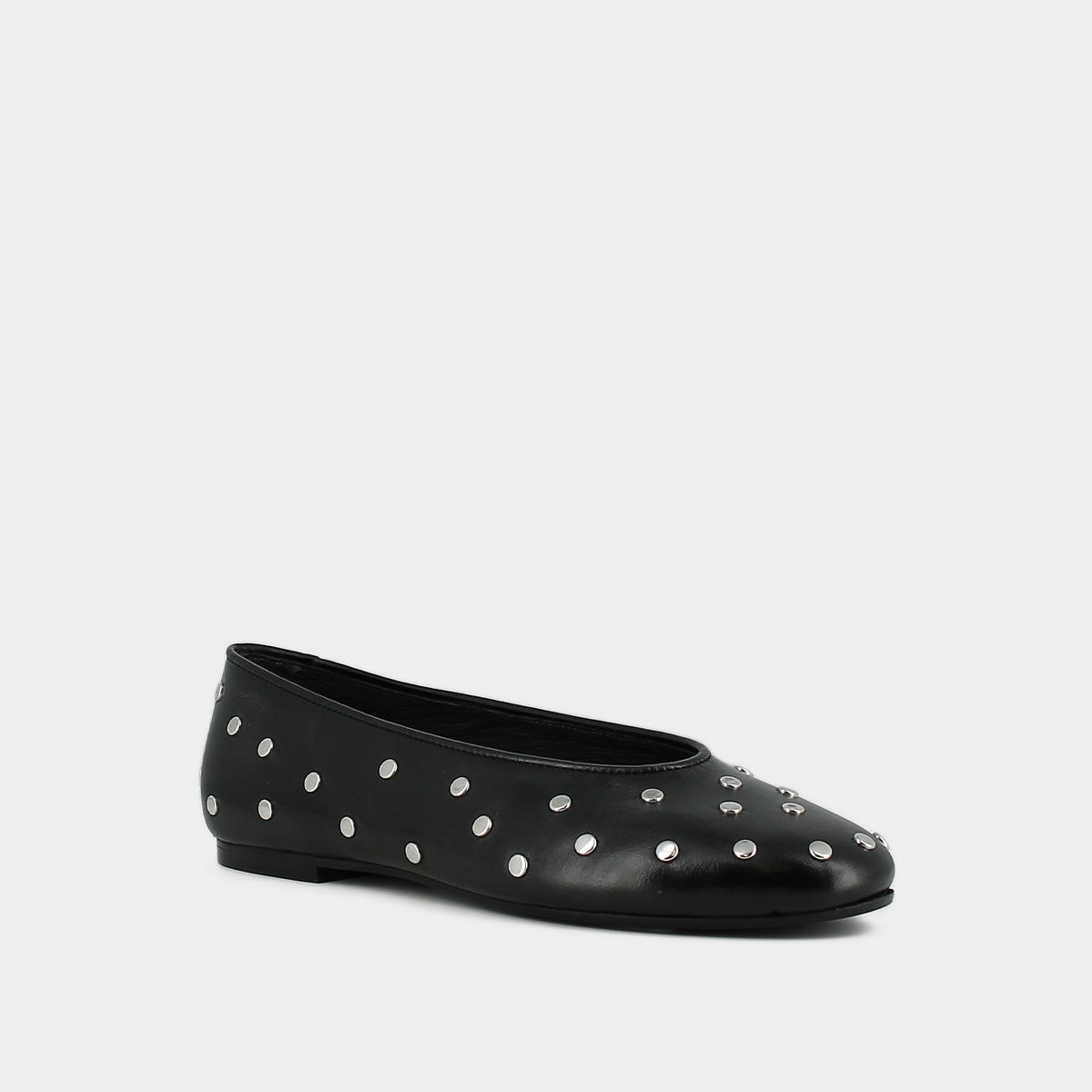 264- Dania Cuir Noir Stylish Footwear