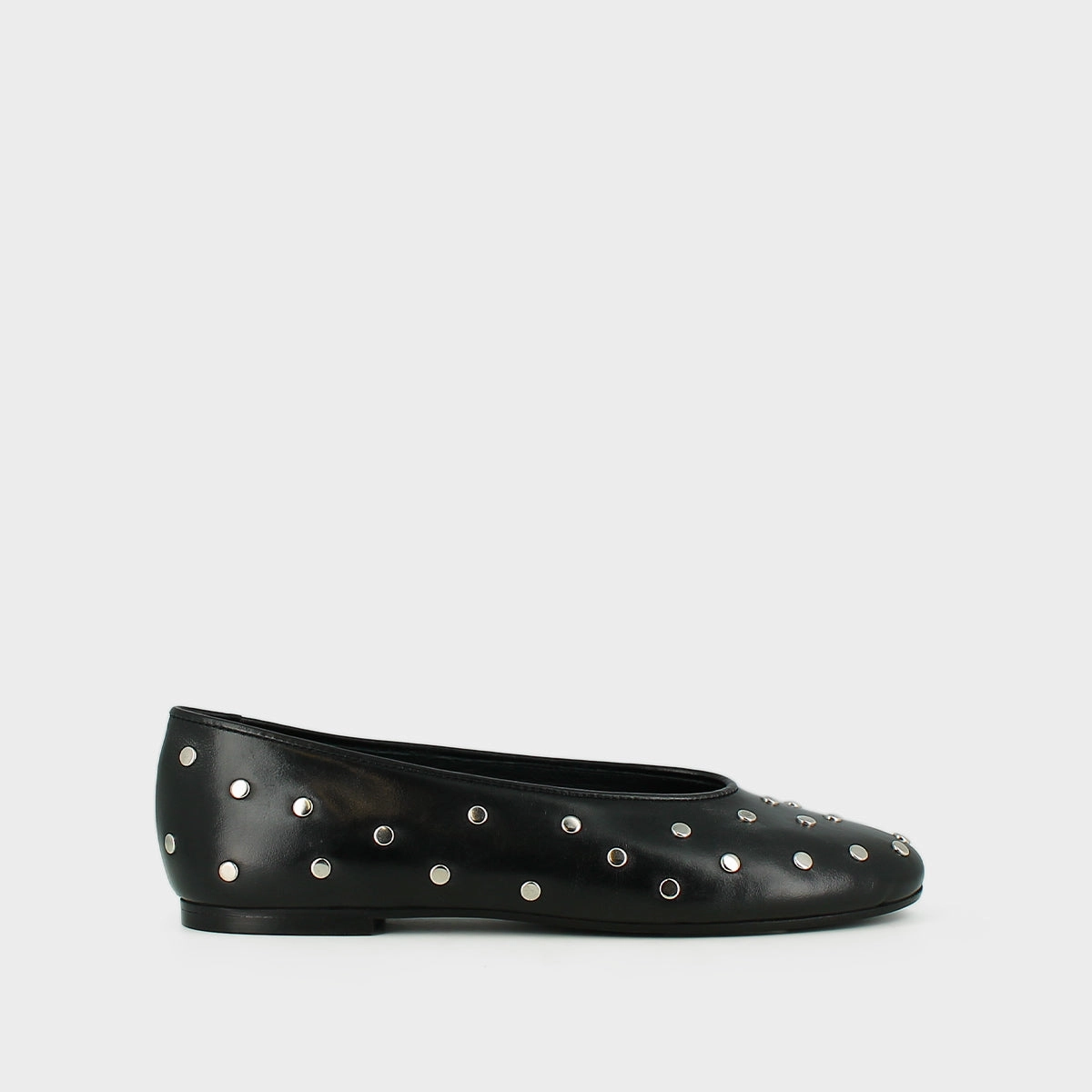 264- Dania Cuir Noir Stylish Footwear