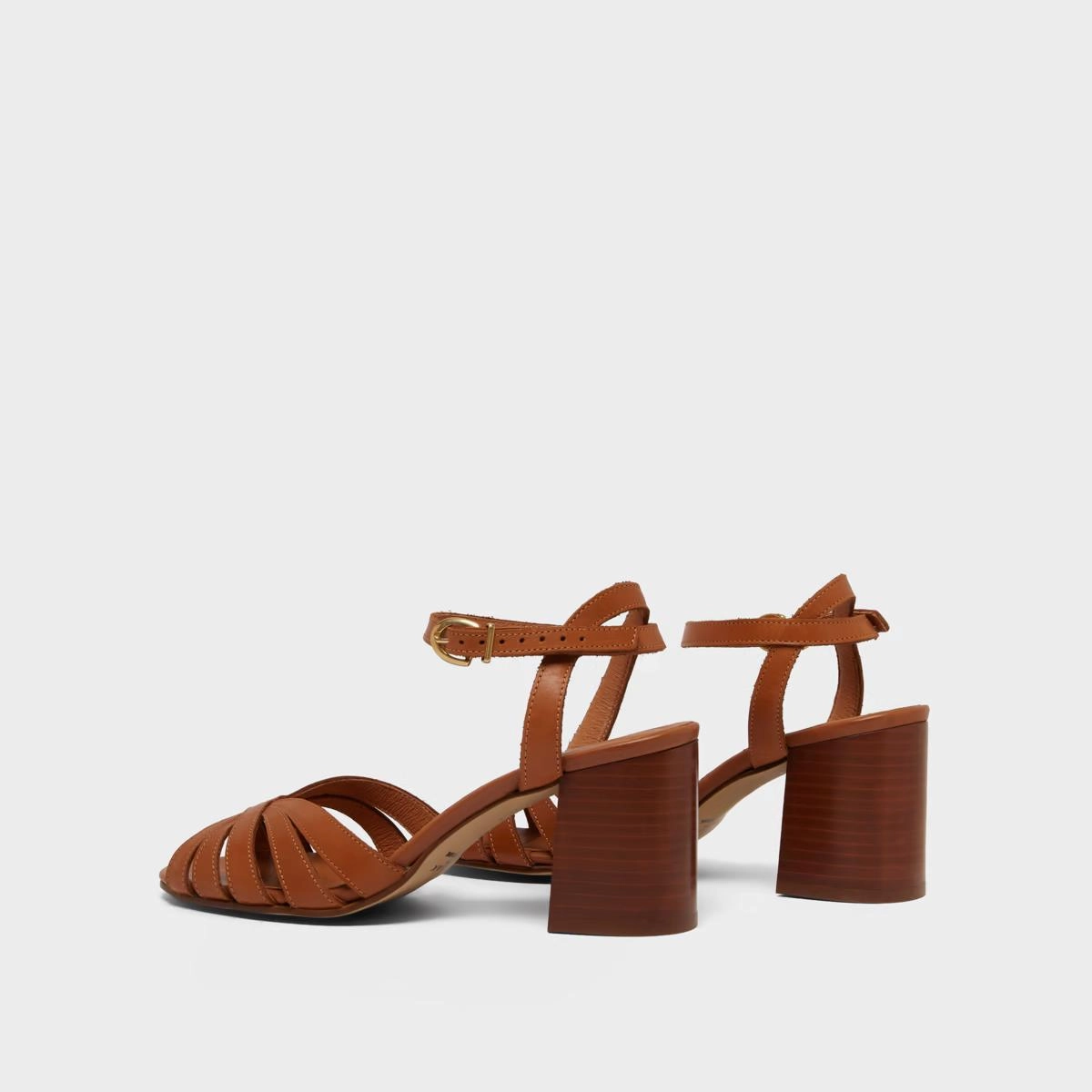 264- Debacq Cuir Camel Stylish Footwear