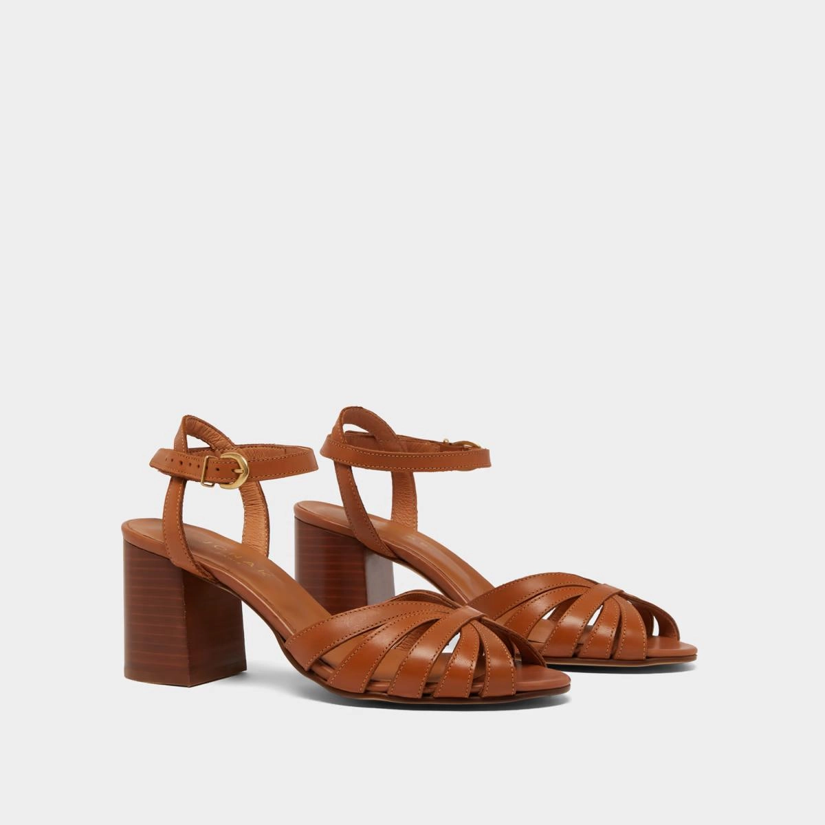 264- Debacq Cuir Camel Stylish Footwear