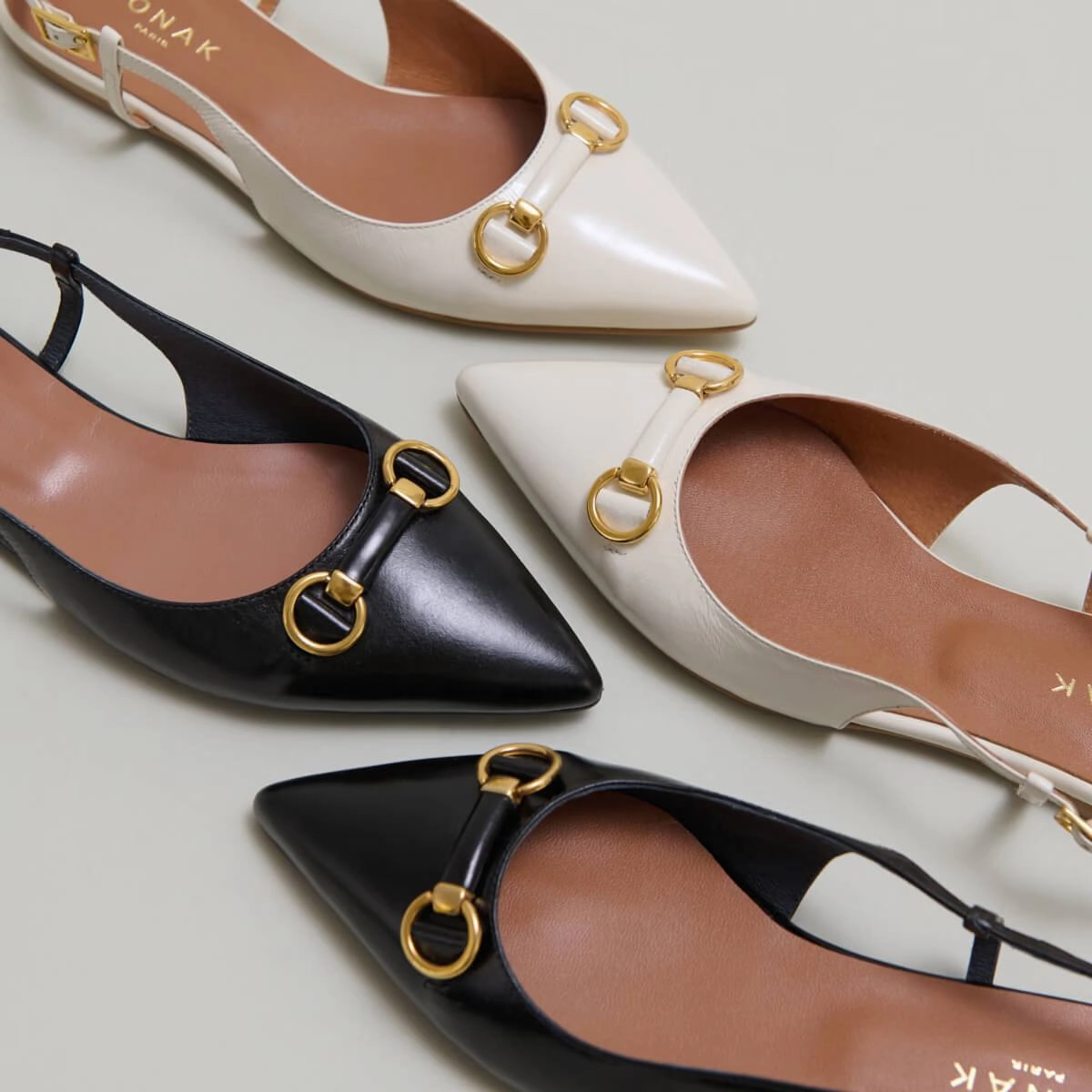 264- Dedicace Cuir Noir Stylish Footwear