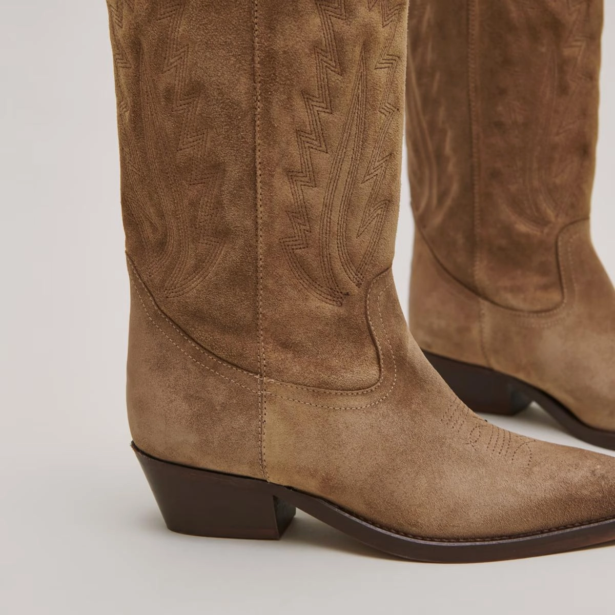 264- Delea Croute Taupe-Fonce Stylish Footwear