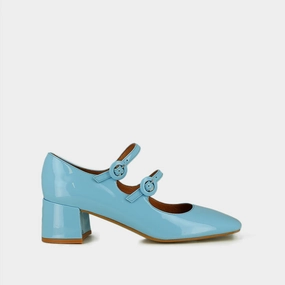 264- Delou Vernis Bleu-Clair Jonak women's stylish shoes with modern design