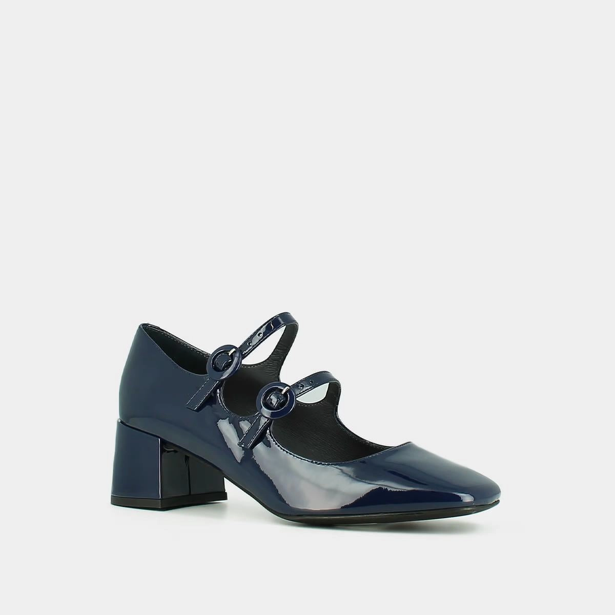264- Delou Vernis Bleu Stylish Footwear