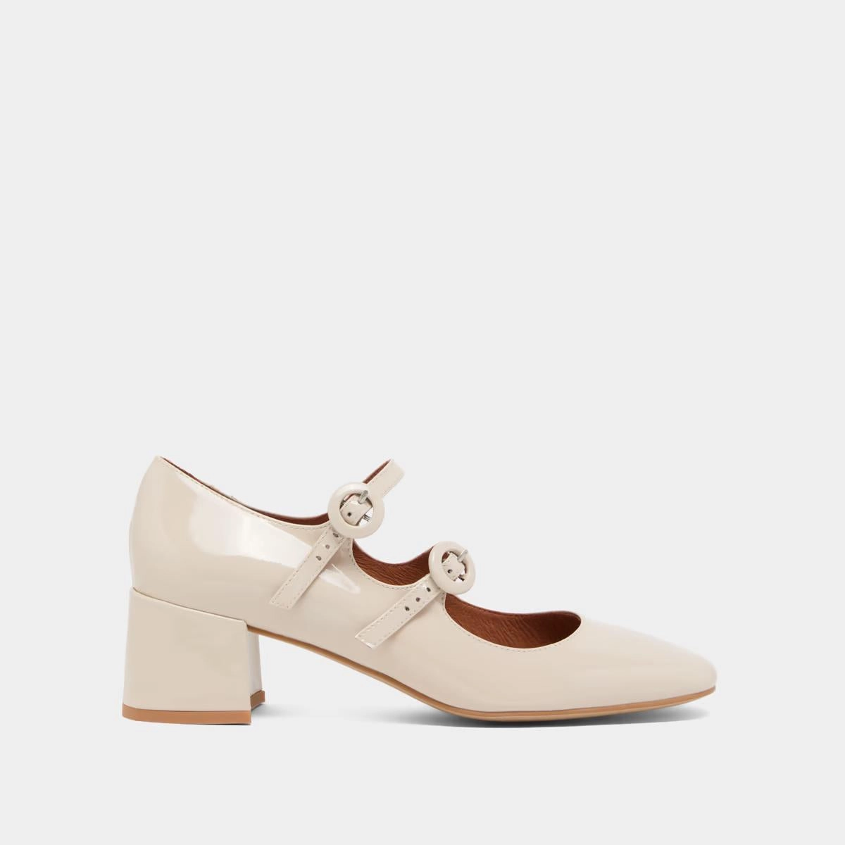 264- Delou Vernis Ecru Stylish Footwear