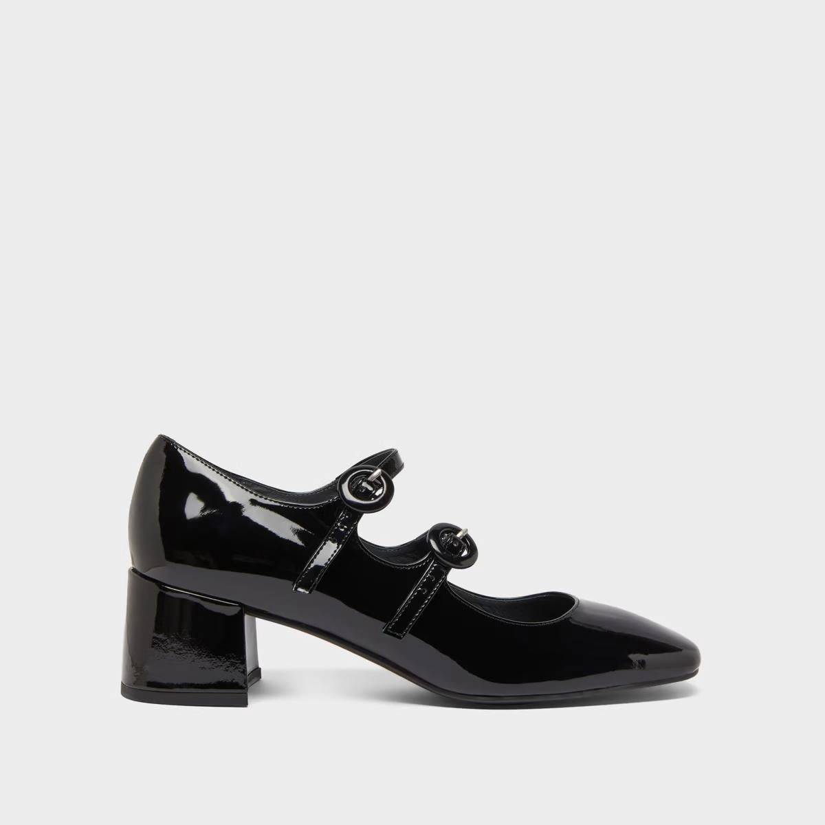 264- Delou Vernis Noir Stylish Footwear
