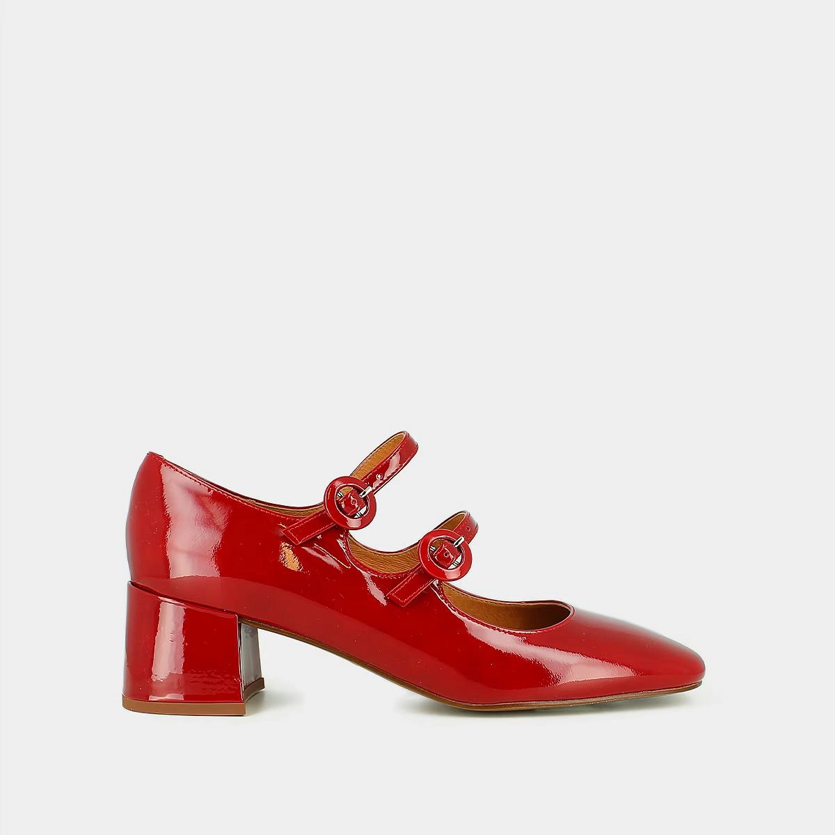 264- Delou Vernis Rouge-Cerise Jonak women's stylish shoes with modern design