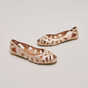 264- Deray Croute Laminee Platine Jonak women's stylish shoes with modern design