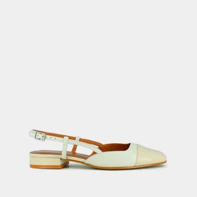 264- Dhapou Vernis/cuir Ecru-ecru Jonak women's stylish shoes with modern design
