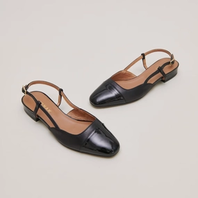 264- Dhapou Vernis/cuir Noir-noir Jonak women's stylish shoes with modern design