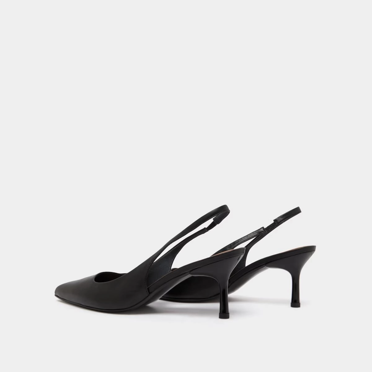 264- Diamantine Cuir Noir Stylish Footwear