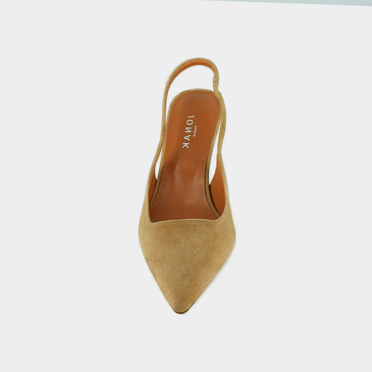 264- Diamantine Velours Camel Stylish Footwear
