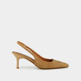 264- Diamantine Velours Camel Jonak women's stylish shoes with modern design