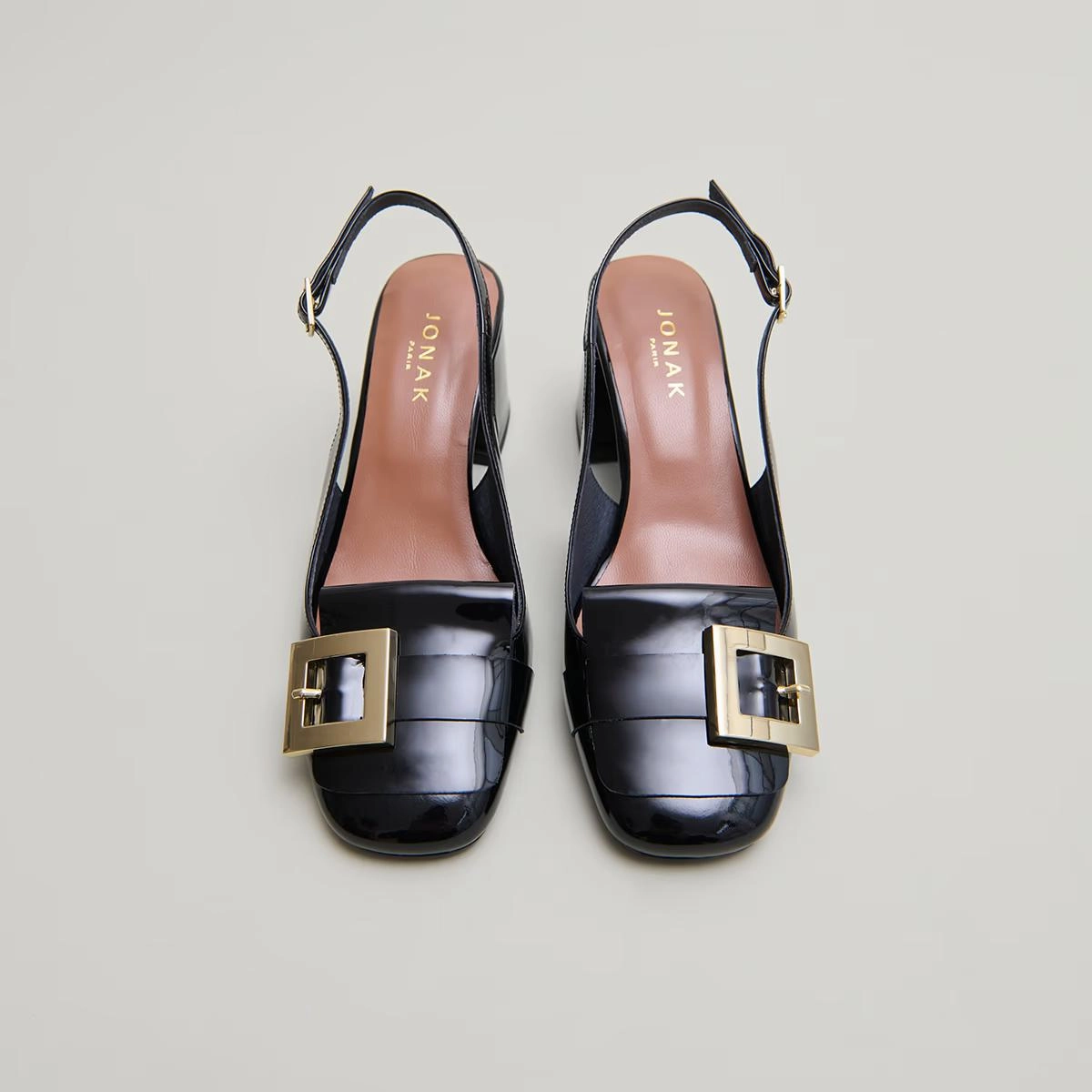 264- Dolma Vernis Noir Jonak women's stylish shoes with modern design
