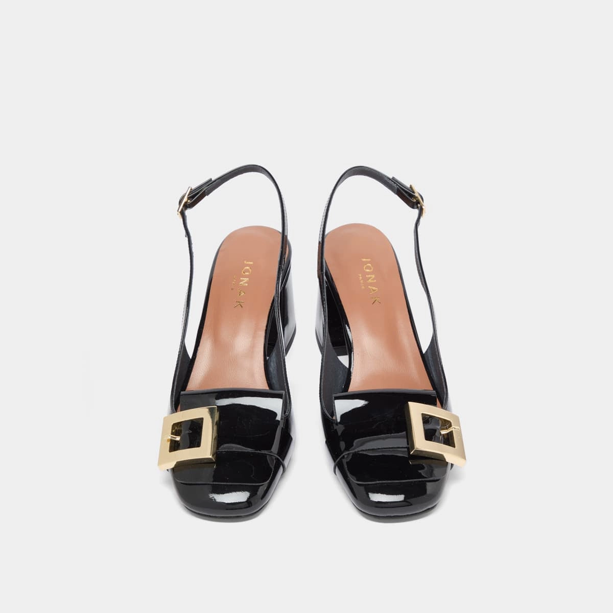 264- Dolma Vernis Noir Stylish Footwear