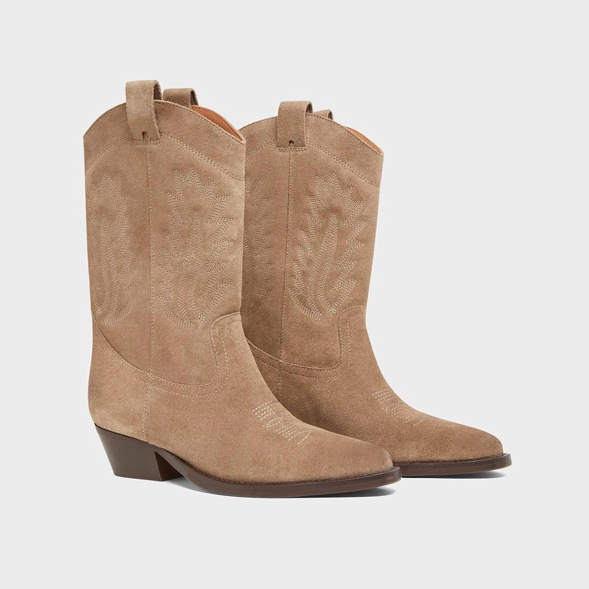 264- Donatella Croute Taupe Stylish Footwear