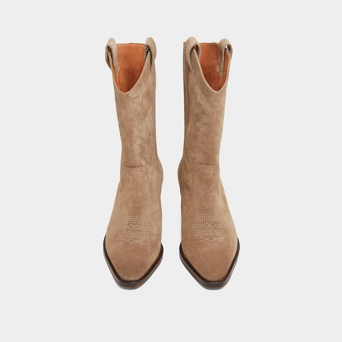 264- Donatella Croute Taupe Stylish Footwear