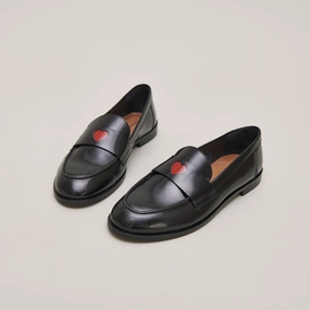 264- Donjuan Cuir Glace Noir Jonak women's stylish shoes with modern design