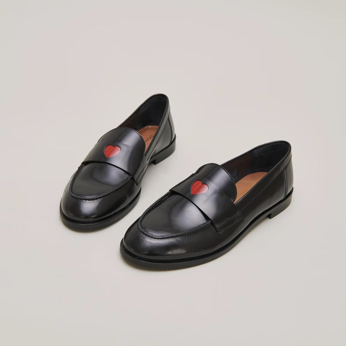 264- Donjuan Cuir Glace Noir Jonak women's stylish shoes with modern design