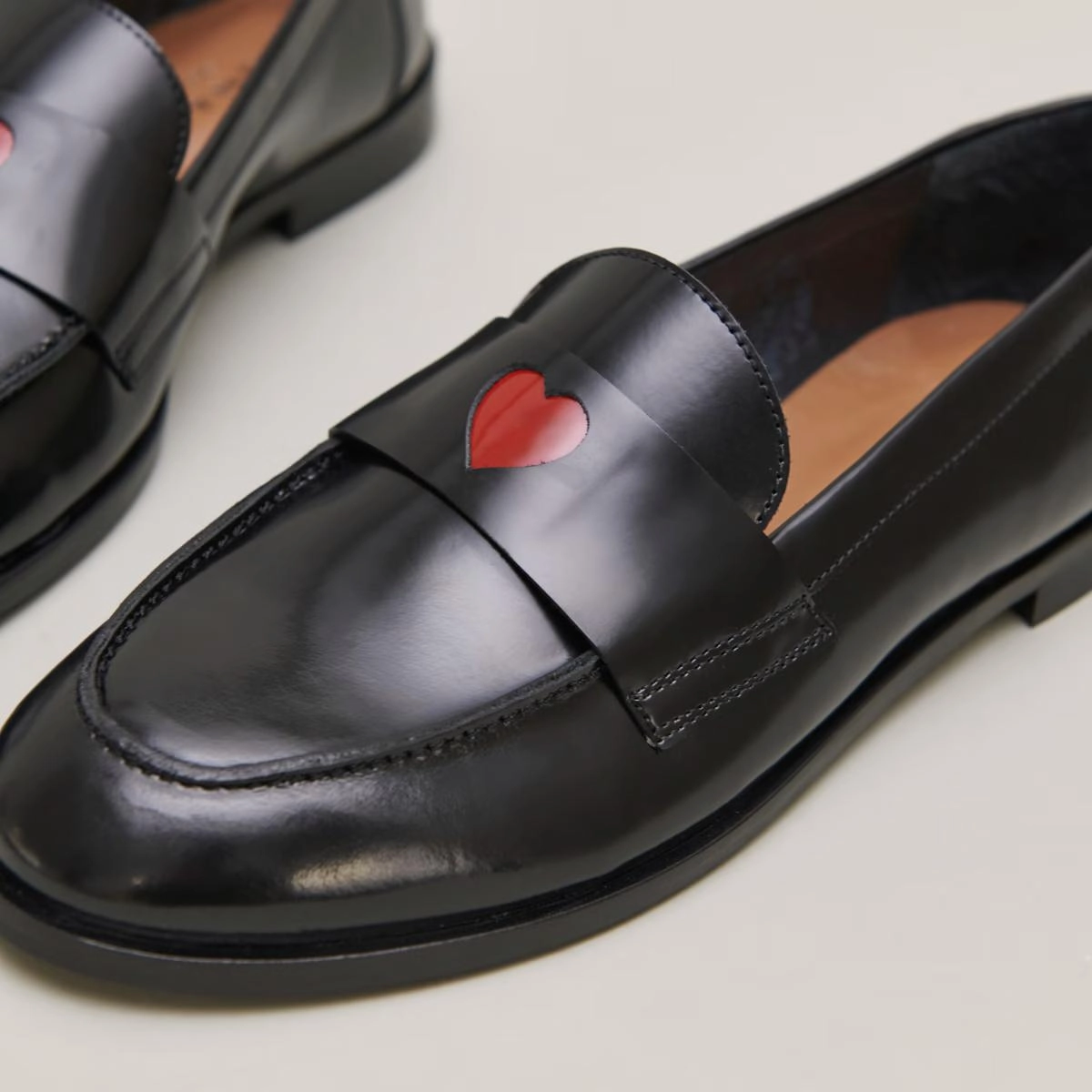 264- Donjuan Cuir Glace Noir Stylish Footwear