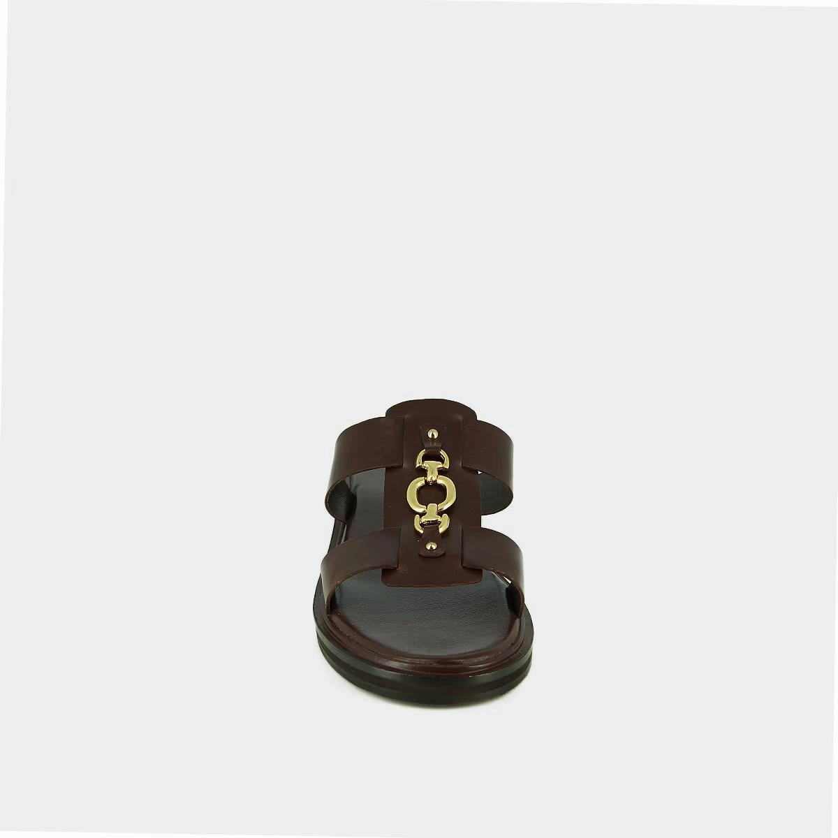 264- Dop Cuir Marron-Fonce Stylish Footwear