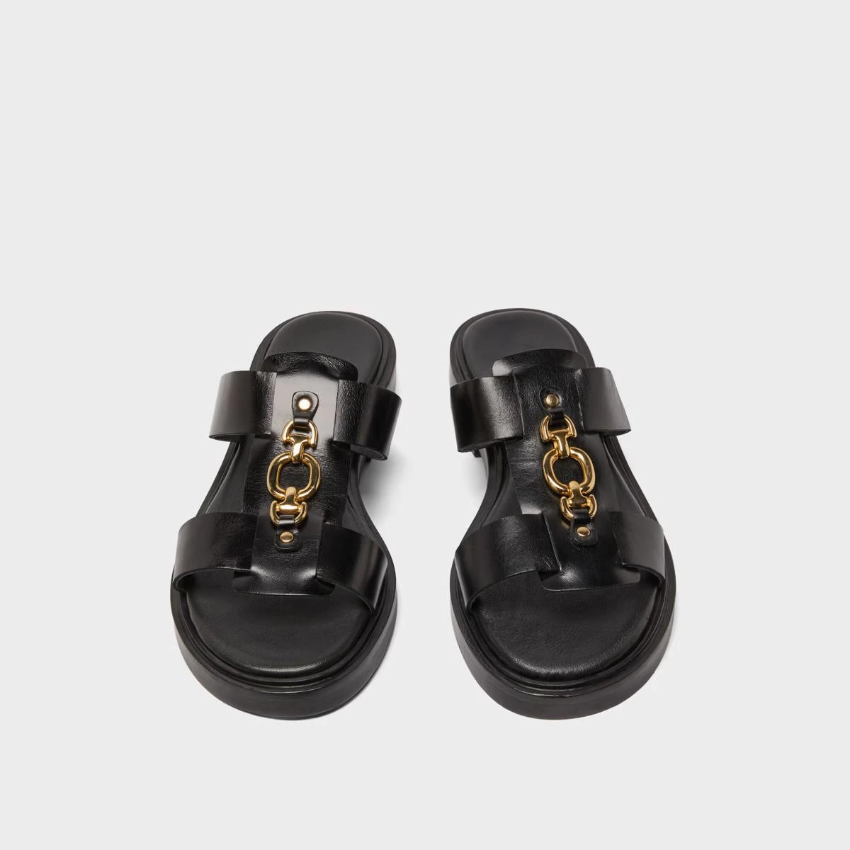 264- Dop Cuir Noir Stylish Footwear