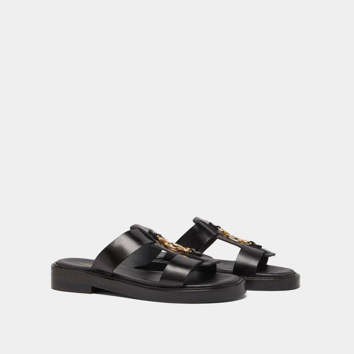 264- Dop Cuir Noir Stylish Footwear