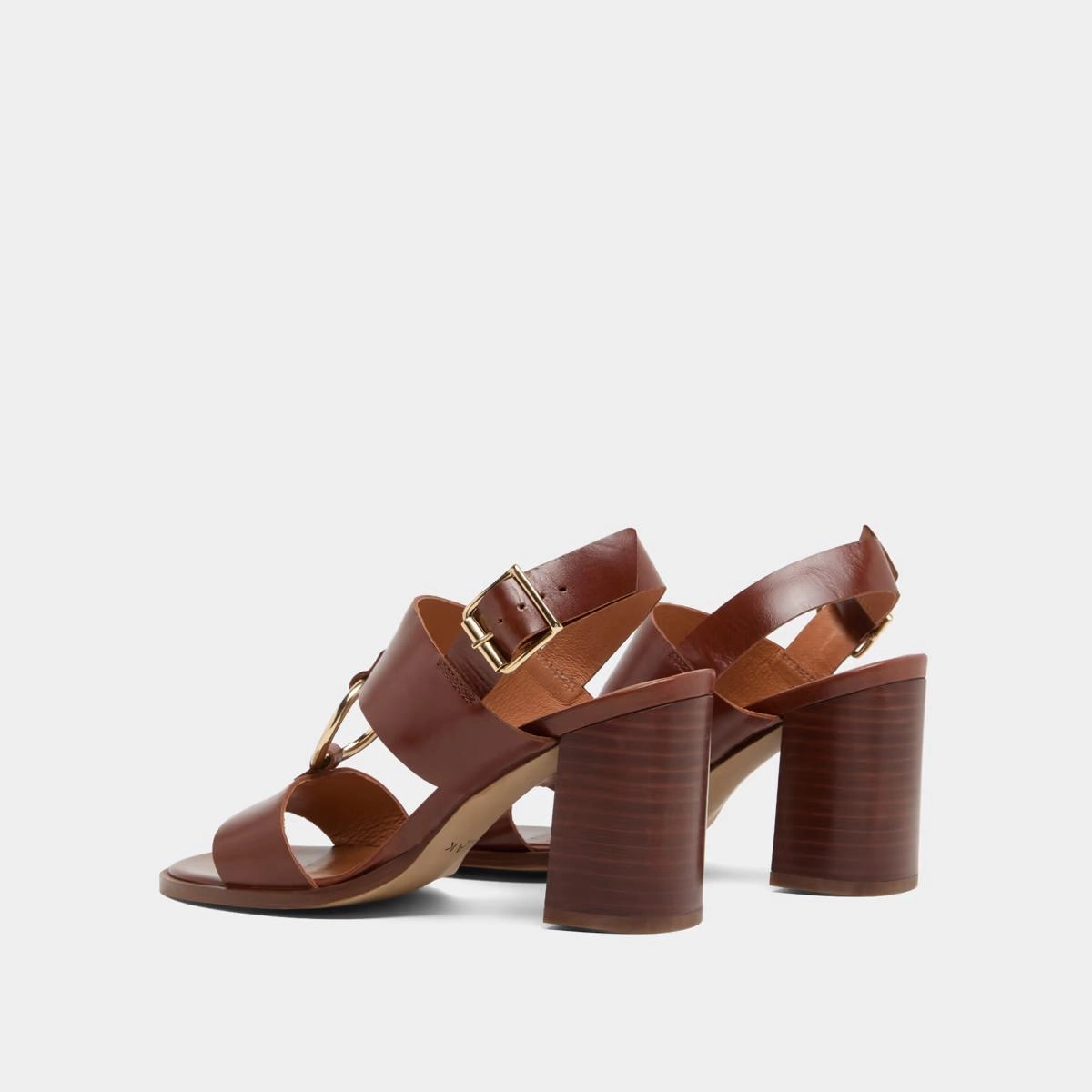 264- Dore Cuir Marron Stylish Footwear