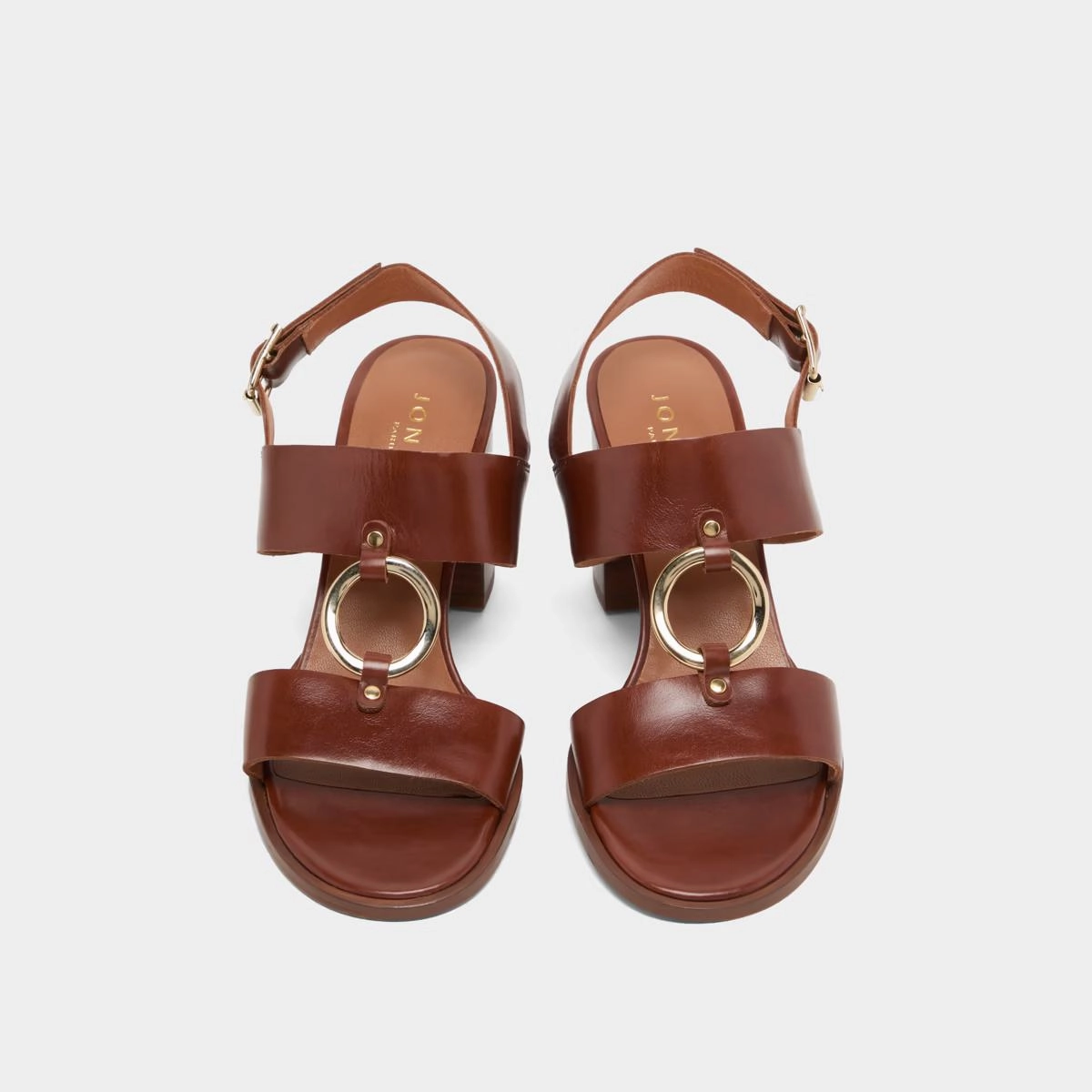 264- Dore Cuir Marron Stylish Footwear