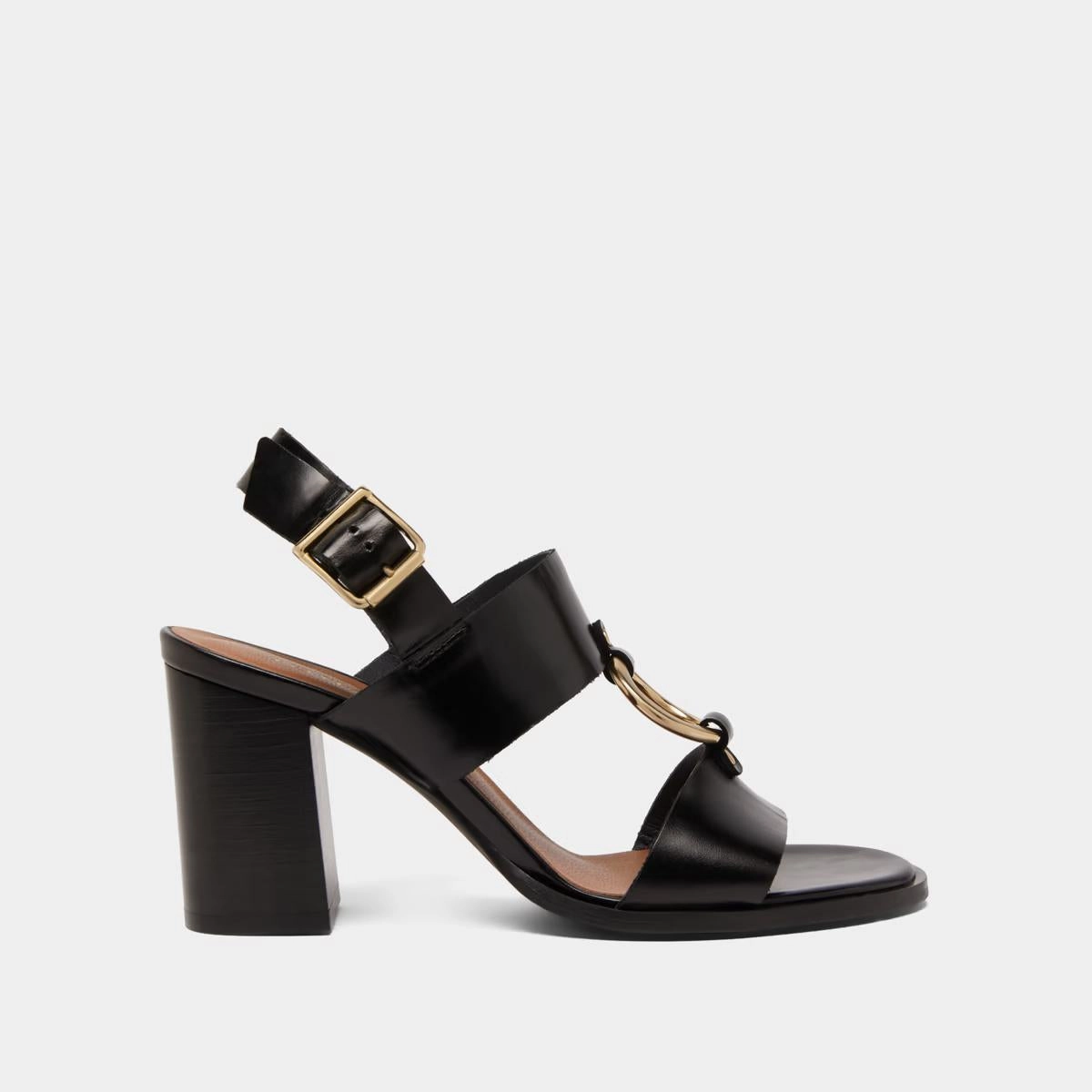 264- Dore Cuir Noir Stylish Footwear