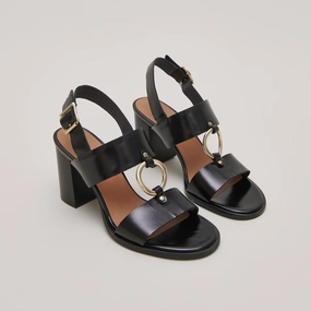 264- Dore Cuir Noir Jonak women's stylish shoes with modern design