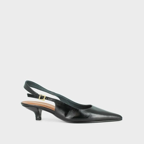 264- Douala Cuir Noir Jonak women's stylish shoes with modern design