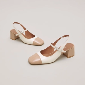 264- Doumy Vernis Beige-ecru Jonak women's stylish shoes with modern design