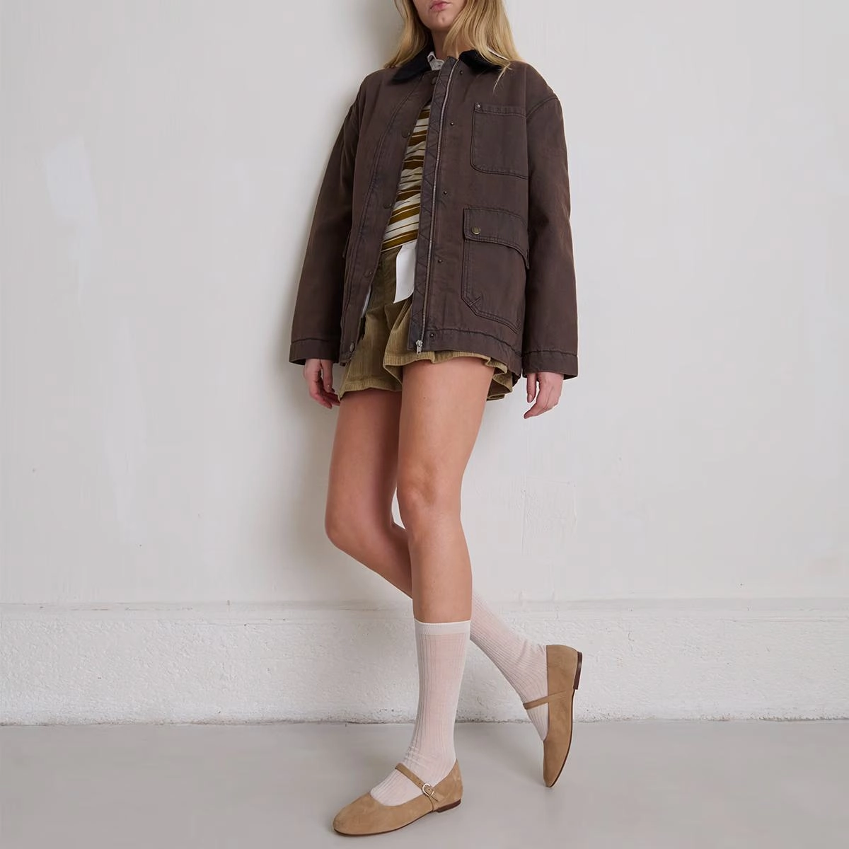264- Drima Croute Beige Jonak women's stylish shoes with modern design