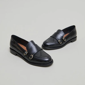 264- Drizza Cuir Glace Noir Jonak women's stylish shoes with modern design