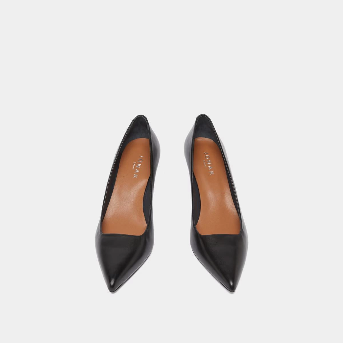 264- Dundee Cuir Noir Stylish Footwear