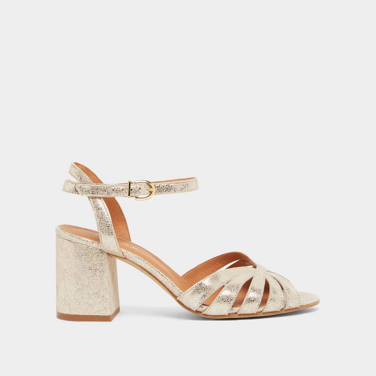 264-e Debacq Velours Lamin Platine Stylish Footwear