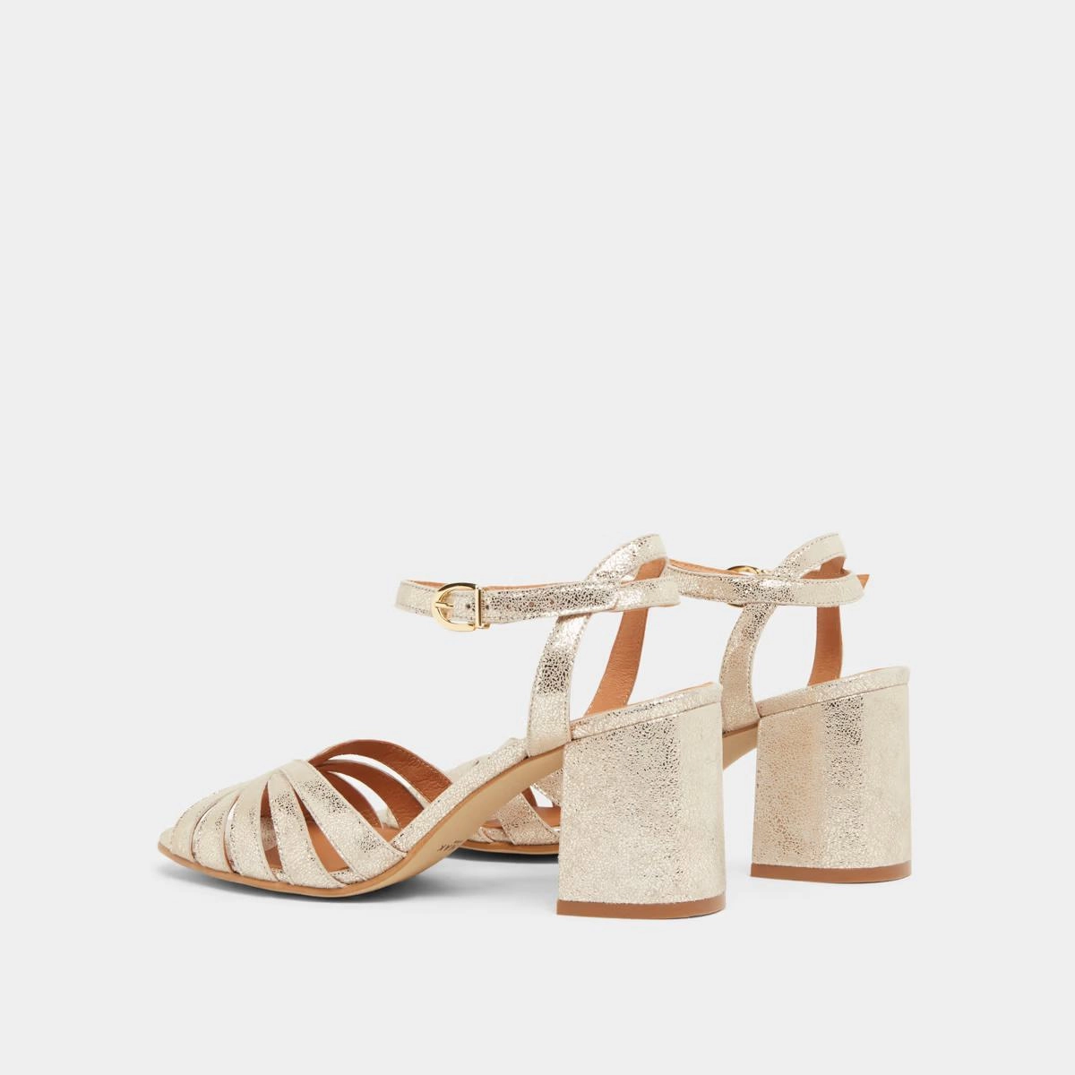 264-e Debacq Velours Lamin Platine Stylish Footwear